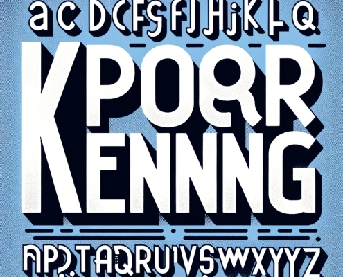 Dall·e 2024 02 19 09.18.37 Design A Graphic Illustrating Poor Kerning. The Image Should Display The Word Kerning With Awkward Spacing Between Letters Making It Difficult To R